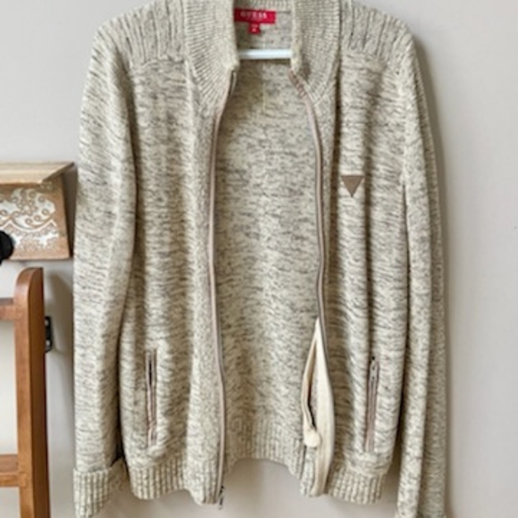 Guess zip up sweater M - Picture 4 of 4